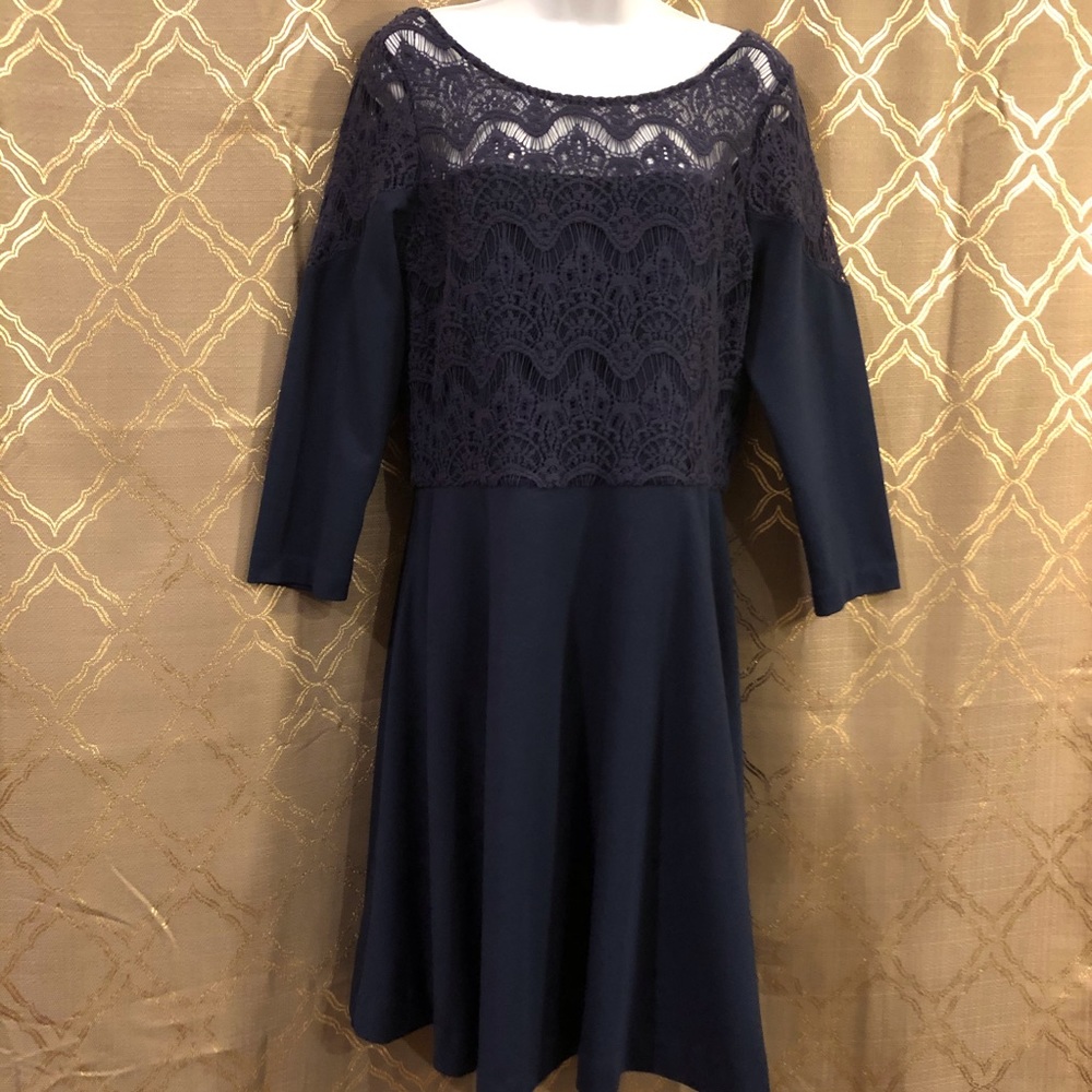 XL Lilly Pulitzer Midi Remy Dress in True Navy